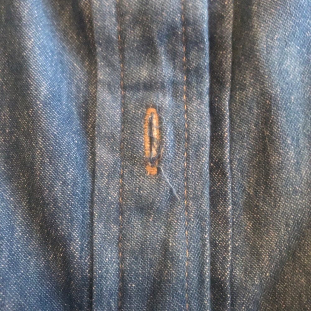 Dark Wash Denim Dress NWTGS. Size Small - Picture 6 of 11